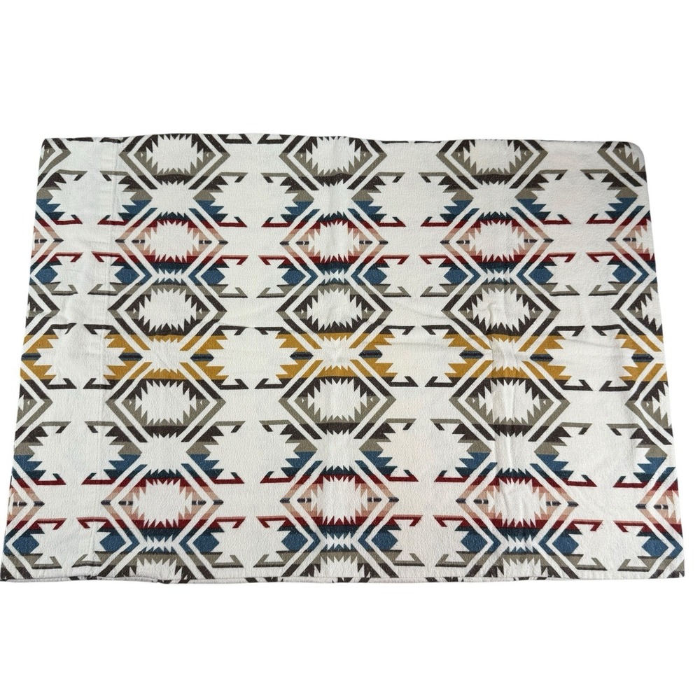Pendleton White Sands Cotton Standard Flannel Pillowcase Pillow Case Multicolor
